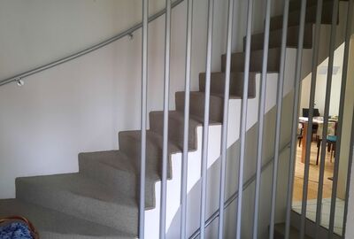 Nachher: Flexo Absturzsicherung und passender Handlauf